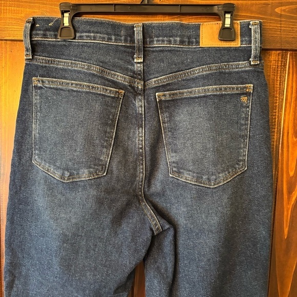 MADEWELL Y2K 90s 2000s Dark Wash Denim The Mom Jean High Rise Denim 29 - Picture 6 of 12